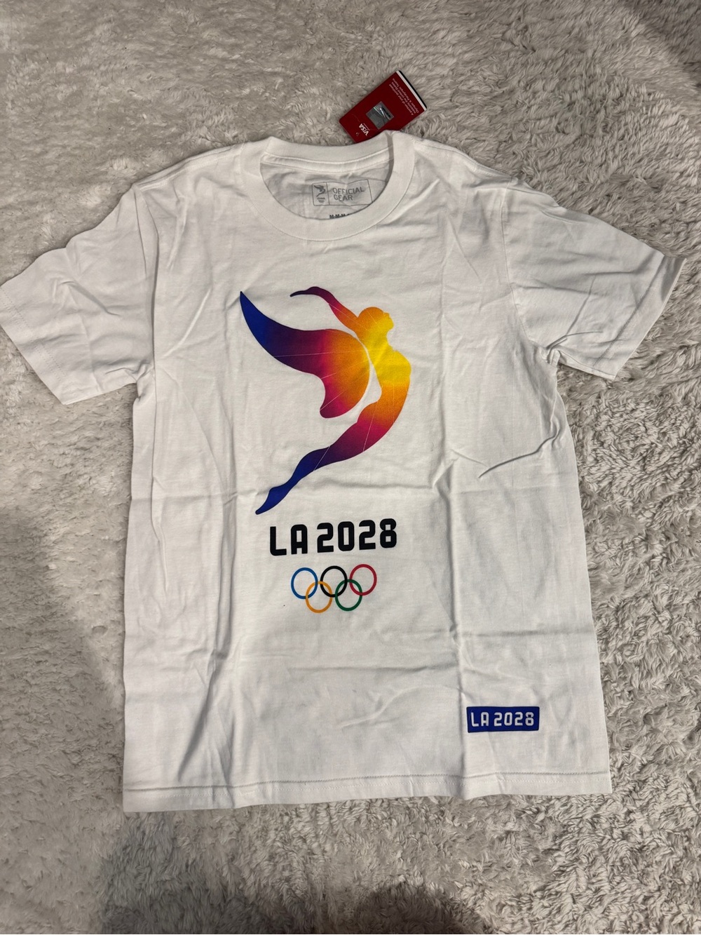 🌶️ 2 for $15 | LA 2028 Olympic White Graphic T-Shirt